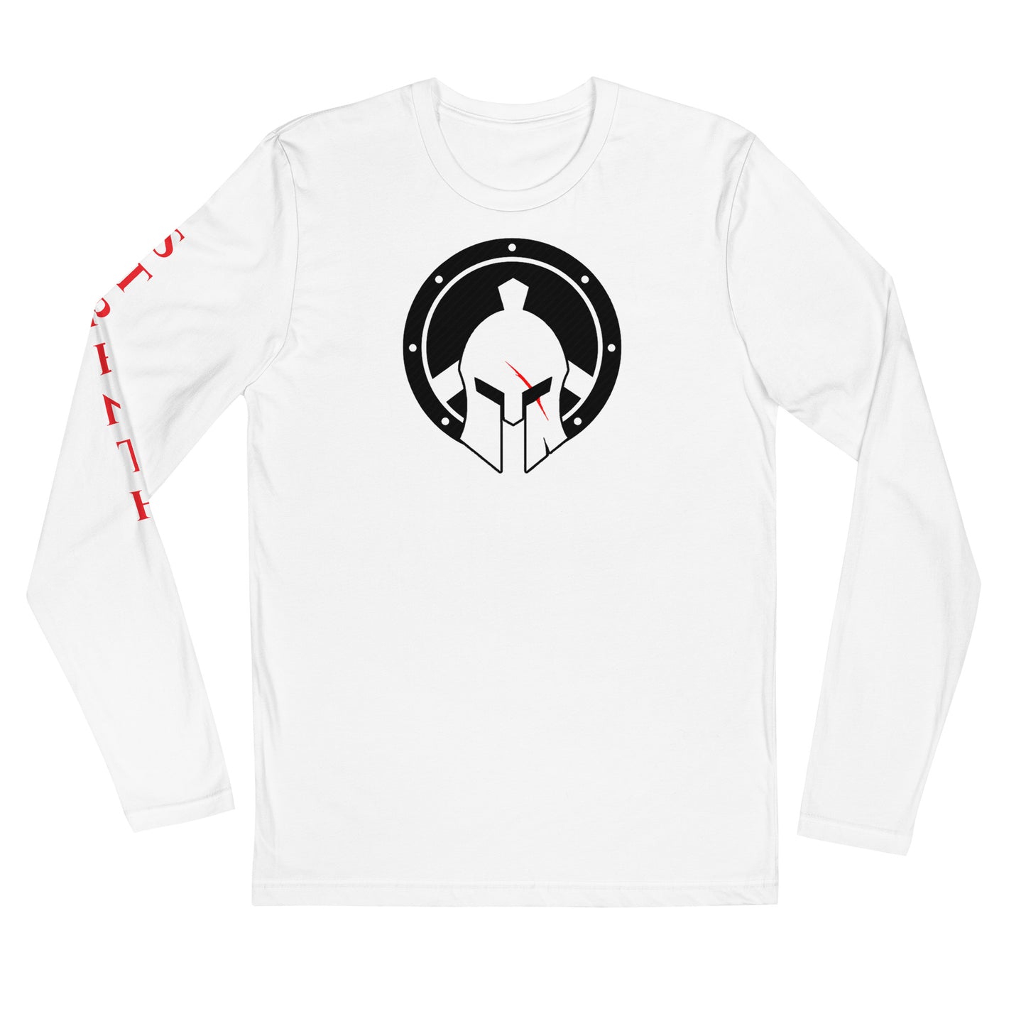 Long Sleeve Fitted Crew (Black - STRENTH)