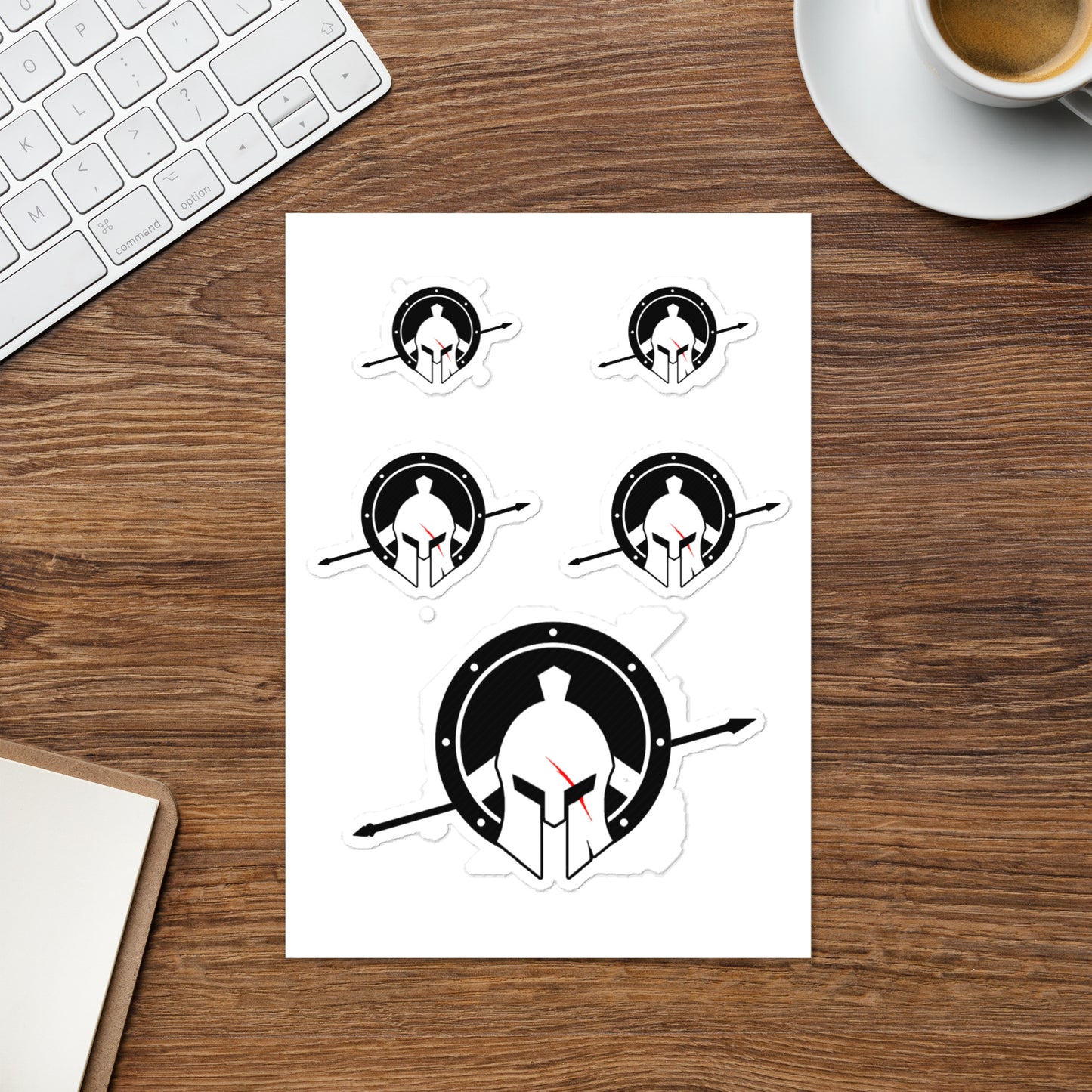 Warrior Logo Sticker Sheet