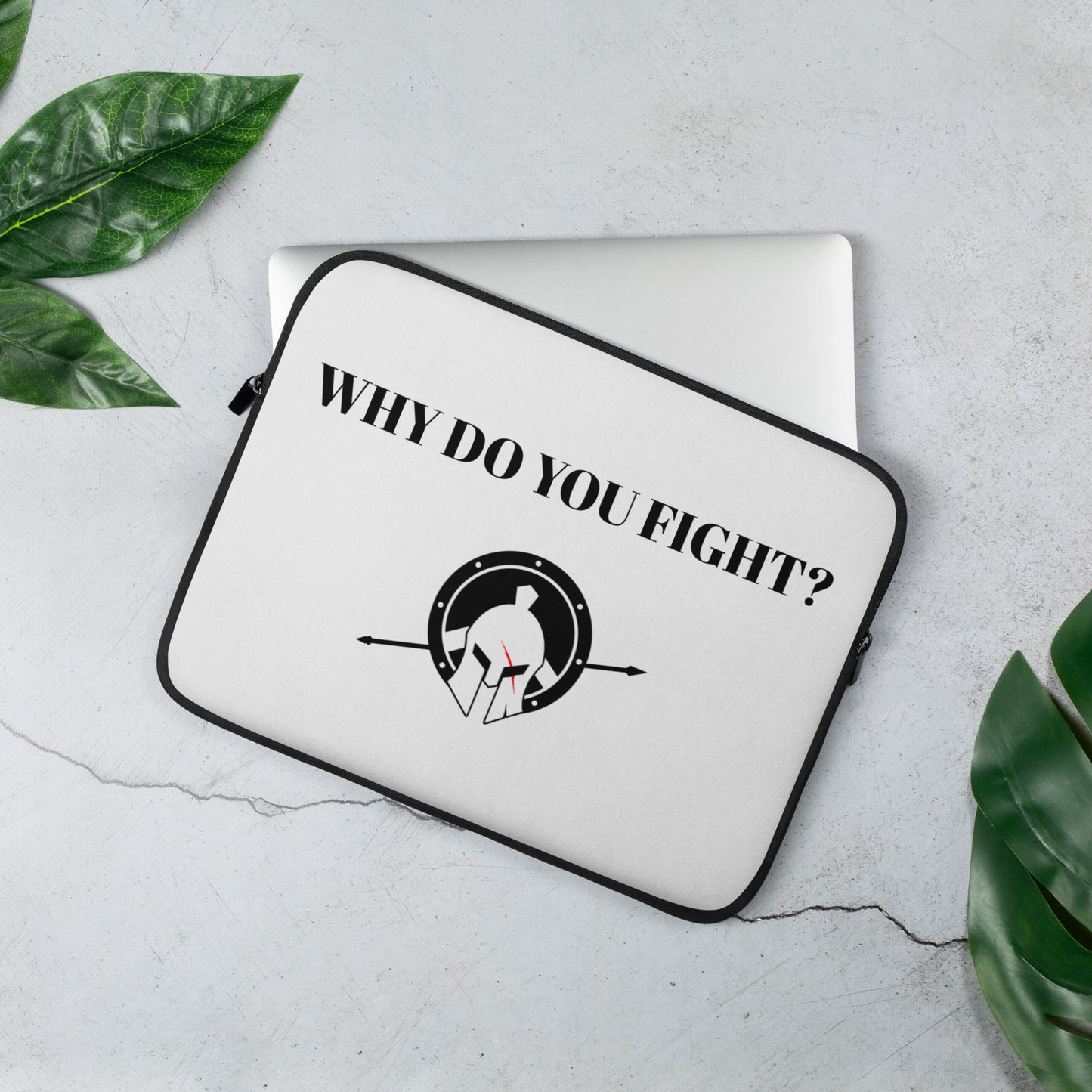 "Why do you fight?" Laptop Sleeve